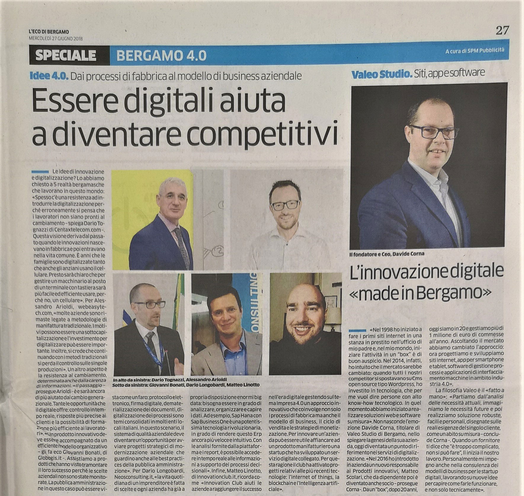 L'innovazione digitale "Made in Bergamo"