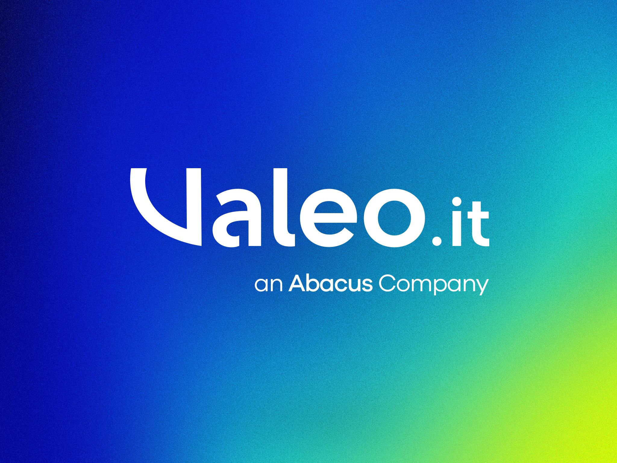 Comunicato stampa: Valeo.it entra a far parte del gruppo Abacus
